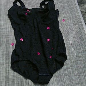 Sexy black lingerie bodysuit size Medium